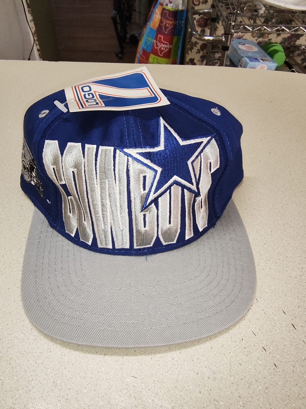 Vintage Logo 7 Dallas Cowboys Snapback Hat Deadstock NWT